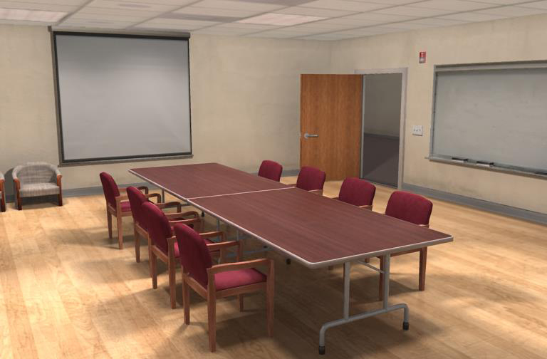 conference room 3D environment