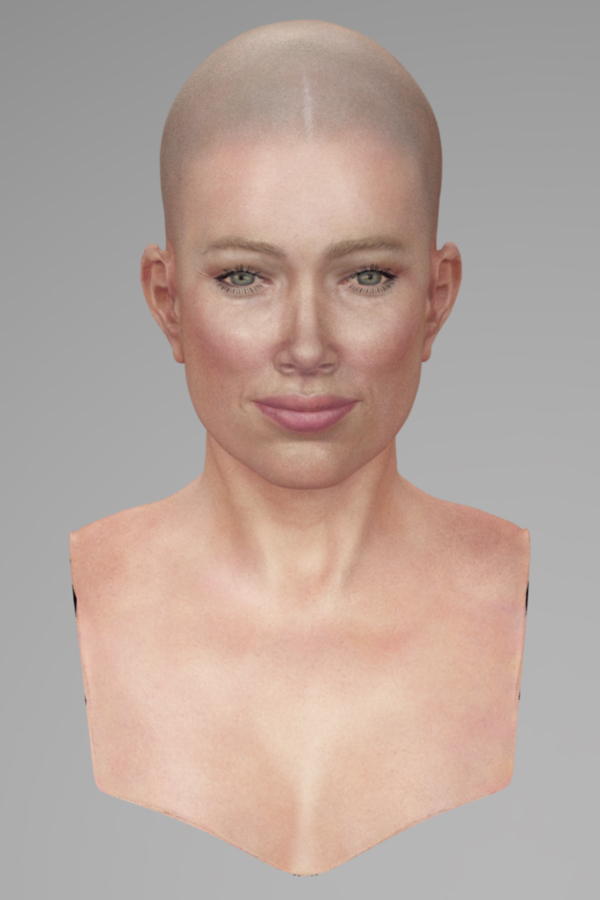 American female head