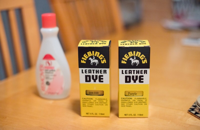 handbag refurbishment, custom dyeing (LV Spring Street)