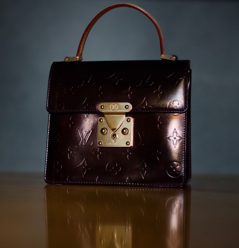 handbag refurbishment, custom dyeing (LV Spring Street)