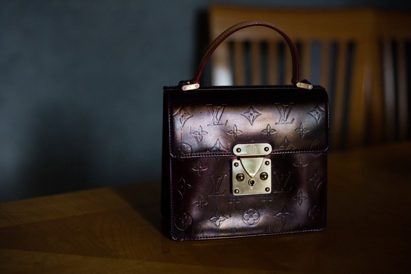 handbag refurbishment, custom dyeing (LV Spring Street)