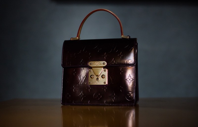 handbag refurbishment, custom dyeing (LV Spring Street)