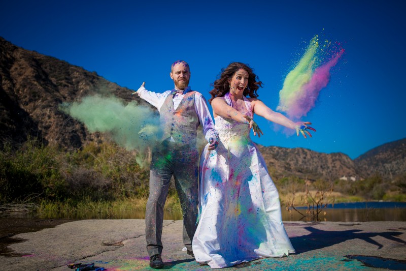 Trash the Dress photoshoot / surprise proposal