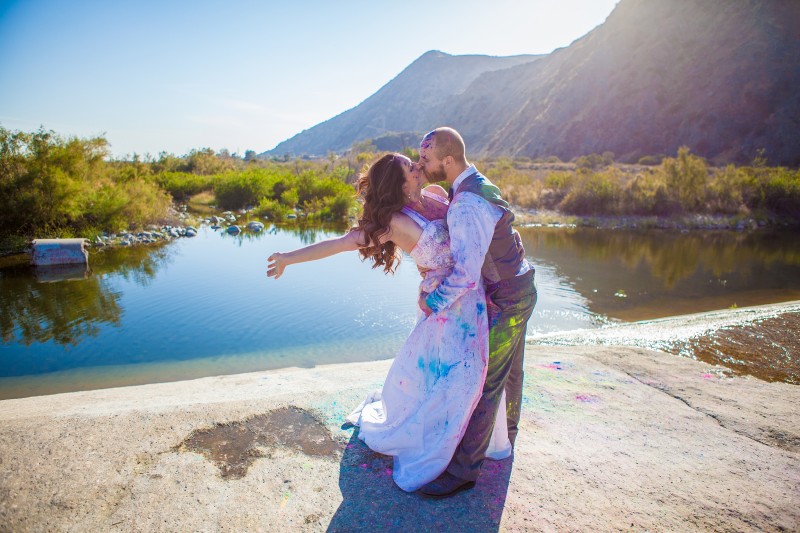 Trash the Dress photoshoot / surprise proposal