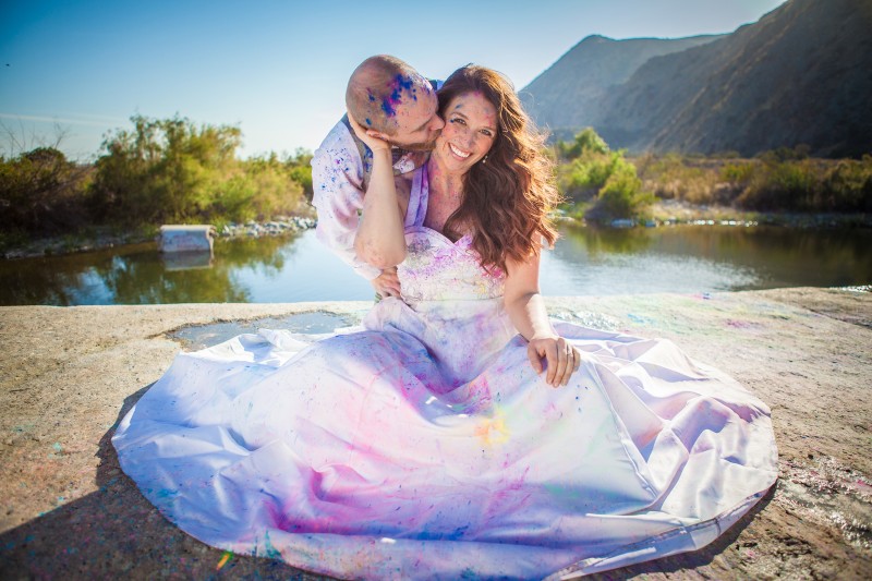 Trash the Dress photoshoot / surprise proposal