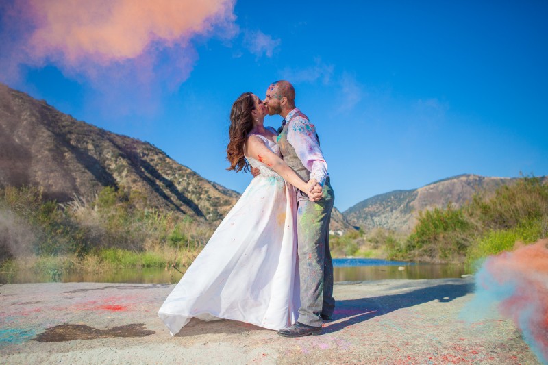 Trash the Dress photoshoot / surprise proposal