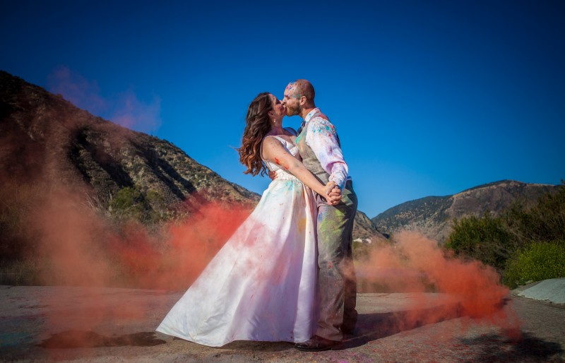 Trash the Dress photoshoot / surprise proposal