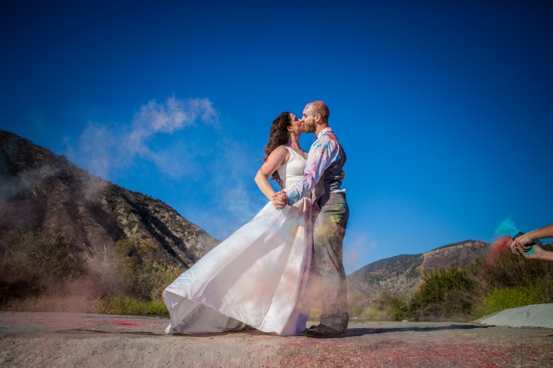Trash the Dress photoshoot / surprise proposal