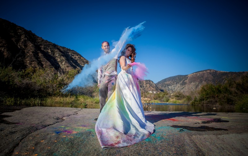 Trash the Dress photoshoot / surprise proposal