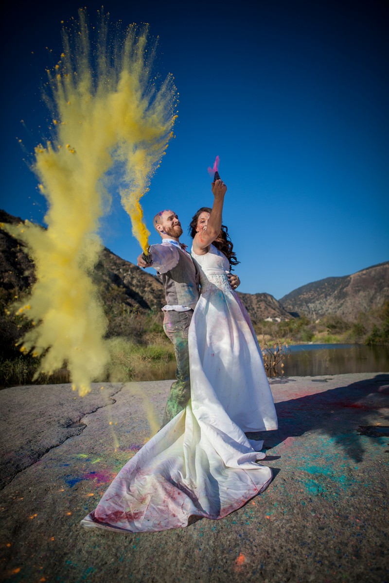 Trash the Dress photoshoot / surprise proposal
