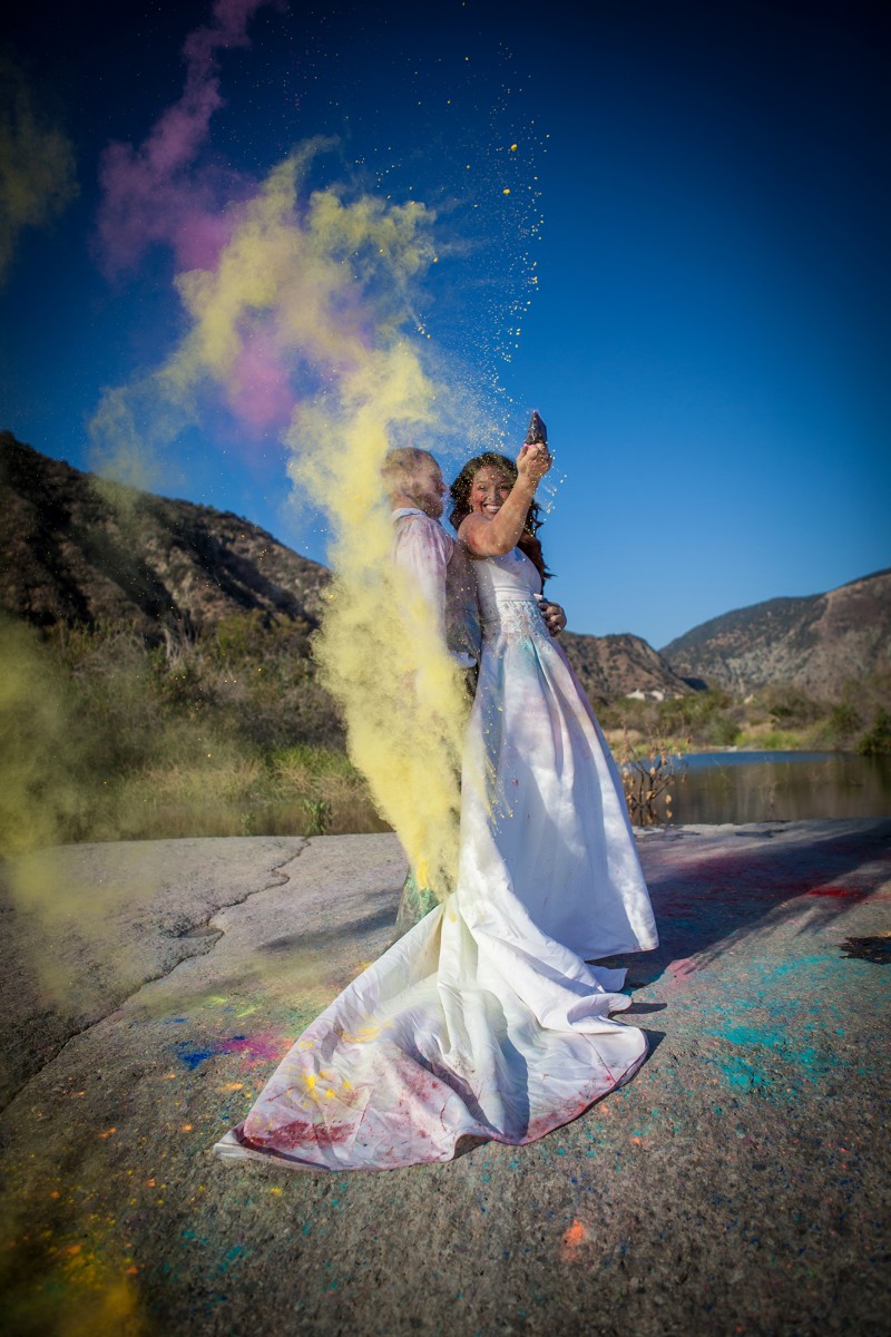 Trash the Dress photoshoot / surprise proposal