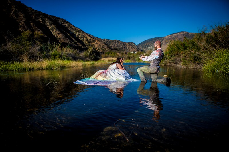 Trash the Dress photoshoot / surprise proposal
