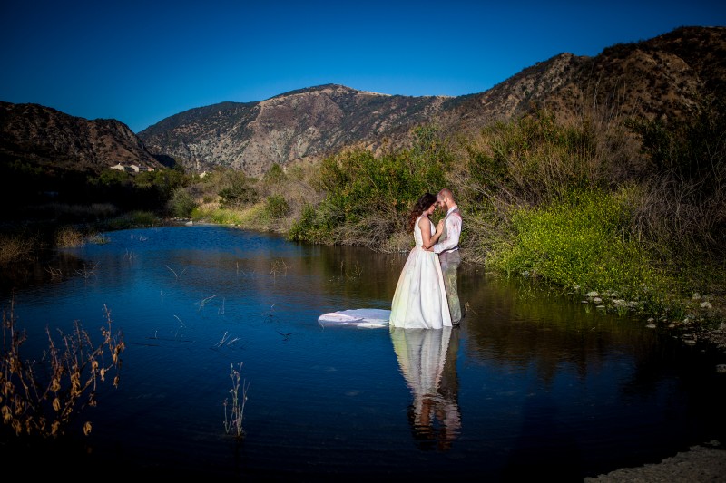 Trash the Dress photoshoot / surprise proposal