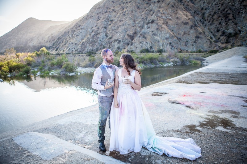 Trash the Dress photoshoot / surprise proposal