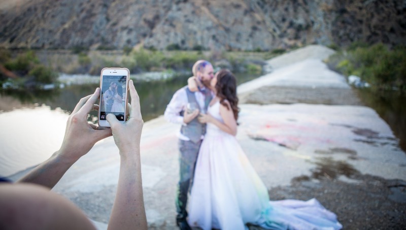 Trash the Dress photoshoot / surprise proposal