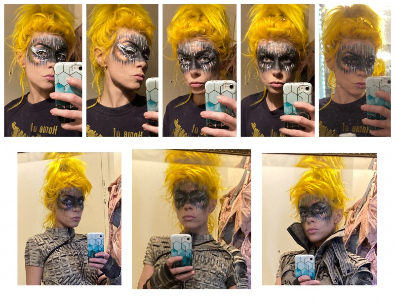 post apocalyptic makeup test