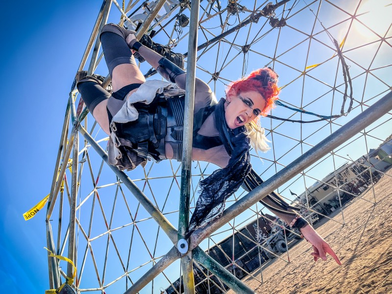 costume design (Mad Max / Dune hybrid)